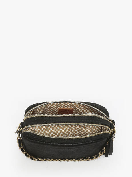 Sac Mama Xs Cuir Mila louise Noir vintage 23673XSX vue secondaire 2