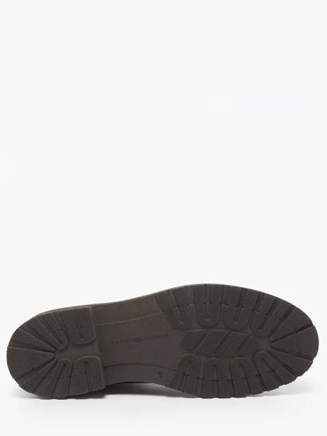 Chelsea Boots In Leather Tommy hilfiger Brown women 8766BDS other view 5