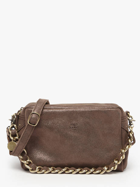 Sac Bandoulière Mama Cuir Mila louise Marron vintage 23673X