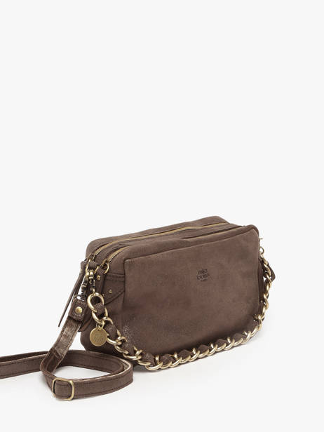 Sac Bandoulière Mama Cuir Mila louise Marron vintage 23673X vue secondaire 2