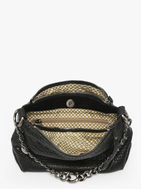 Sac Bandoulière Vintage Cuir Mila louise Noir vintage 3864E vue secondaire 3