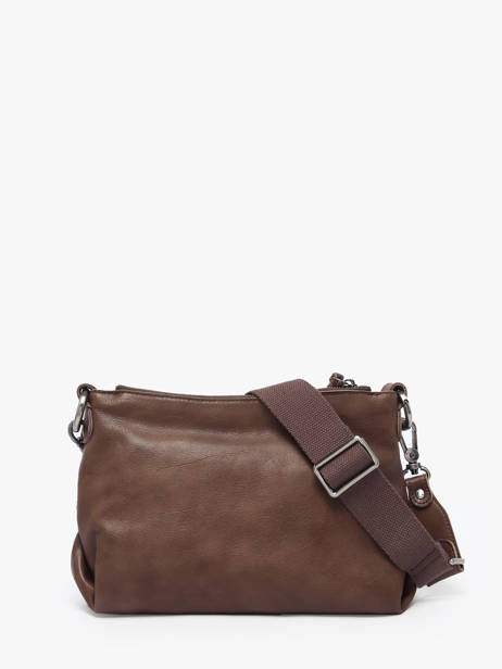 Sac Bandoulière Vintage Cuir Mila louise Marron vintage 3864C vue secondaire 4