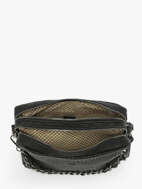 Sac Bandoulière Vintage Cuir Mila louise Noir vintage 23673LE vue secondaire 3