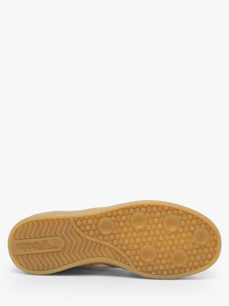 Sneakers En Cuir Gola Or accessoires CLB783 vue secondaire 5