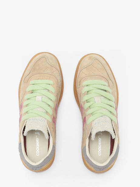 Sneakers En Cuir Coolway Beige women 7673297 vue secondaire 3