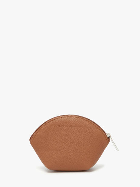 Porte-monnaie Cuir Nathan baume Marron original n 340N vue secondaire 2