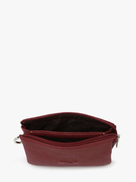 2-compartment  Coin Purse Leather Nathan baume Red original n 302N other view 1