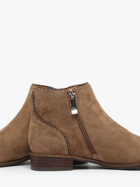 Bottines En Cuir Mam'zelle Beige accessoires CSIRL61 vue secondaire 3