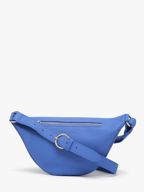 Sac Banane Small Derby Cuir Nathan baume Bleu n city 25 vue secondaire 4
