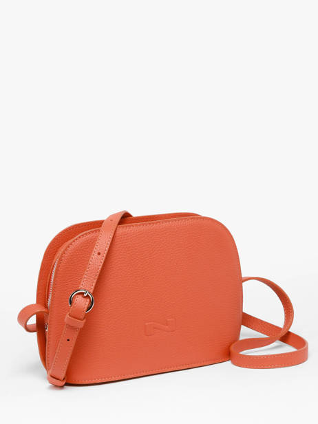 Leather Lilou Crossbody Bag Nathan baume Orange egee 2 other view 2