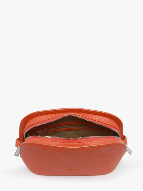 Leather Lilou Crossbody Bag Nathan baume Orange egee 2 other view 3