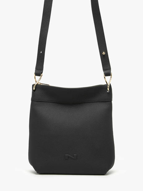 Crossbody Bag Tiki Mini Leather Nathan baume Black victoria N1910586 other view 2