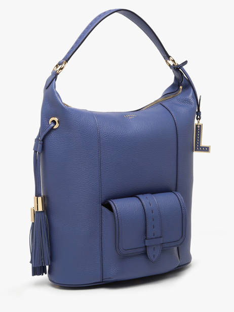 Sac Porté épaule Premier Flirt Cuir Lancel Bleu premier flirt A13789 vue secondaire 2