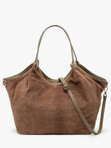 Sac Porté épaule Velvet Caviar Cuir Milano Marron velvet caviar VC241110 vue secondaire 4