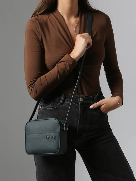 Sac Bandoulière Antwerp Cuir Nathan baume Bleu n city 4 vue secondaire 1