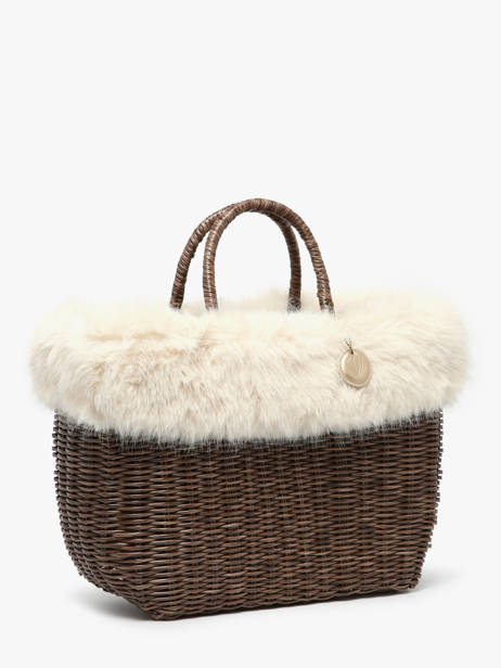 Shopping Bag Doudou Le voyage en panier Beige doudou L other view 2