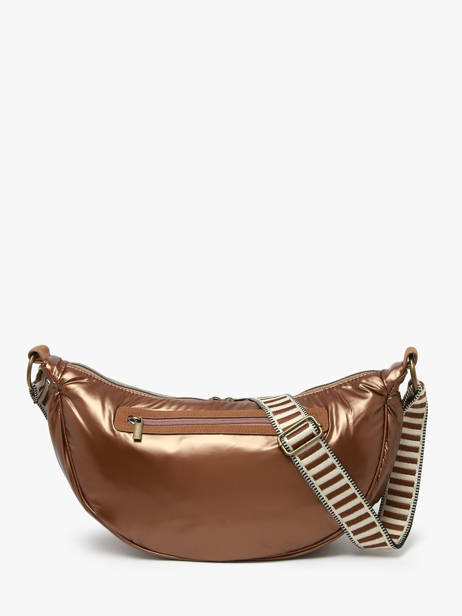 Sac Bandoulière Doudoune Polyester Le voyage en panier Marron doudoune AHP230 vue secondaire 4