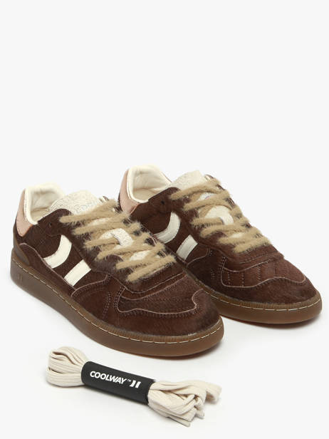 Sneakers En Cuir Coolway Marron accessoires 7623298 vue secondaire 2