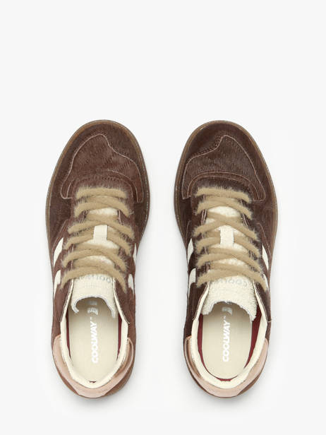 Sneakers En Cuir Coolway Marron accessoires 7623298 vue secondaire 4