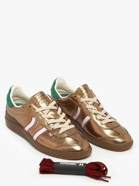 Sneakers En Cuir Coolway Or accessoires 7693294 vue secondaire 2