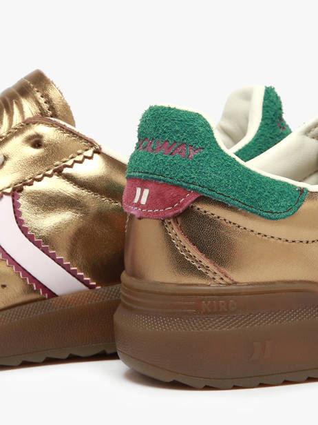 Sneakers En Cuir Coolway Or accessoires 7693294 vue secondaire 3