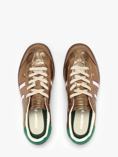 Sneakers En Cuir Coolway Or accessoires 7693294 vue secondaire 4