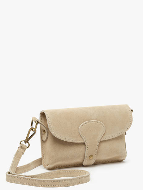 Sac Bandoulière Velvet Cuir Milano Beige velvet VE260612 vue secondaire 2