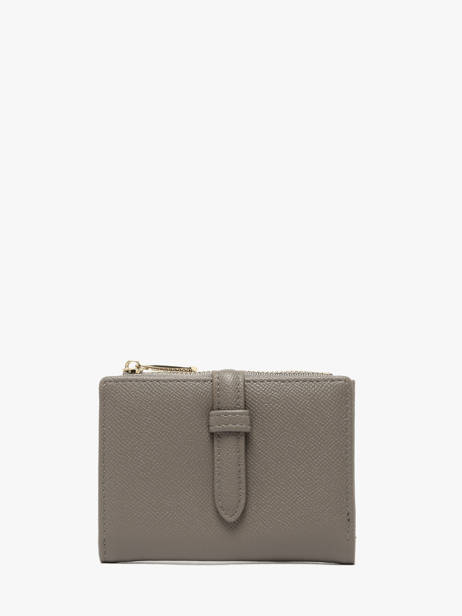 Porte-monnaie Porte-cartes David jones Marron saffiano P163