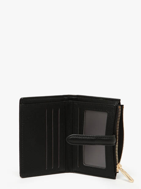 Porte-monnaie Porte-cartes David jones Noir saffiano P163 vue secondaire 1