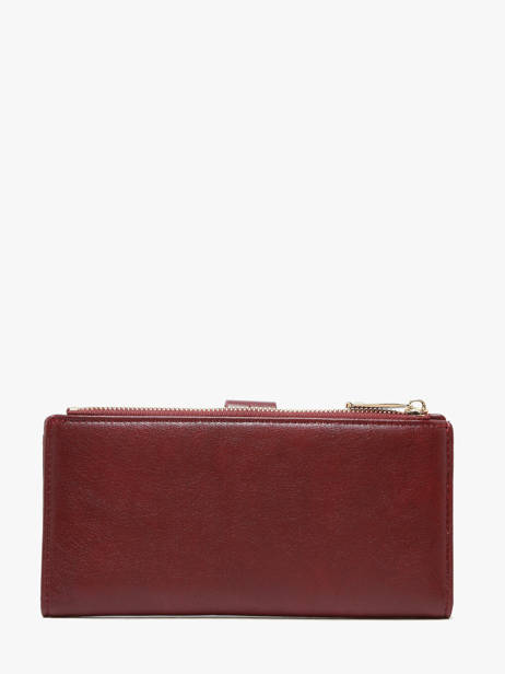Portefeuille Porte Monnaie David jones Rouge lac P162 vue secondaire 2