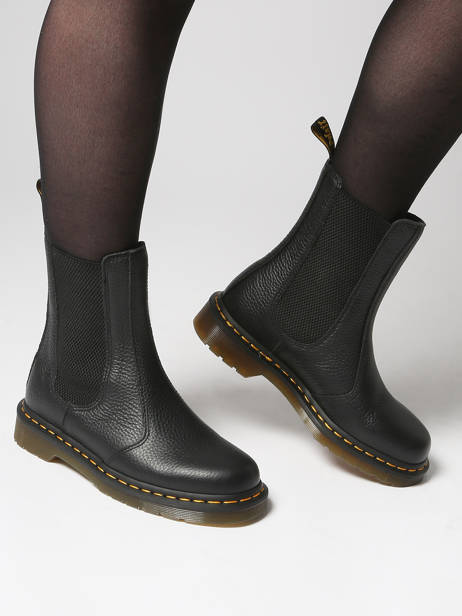 Chelsea Boots 2976 En Cuir Dr martens Noir accessoires 41404001 vue secondaire 1