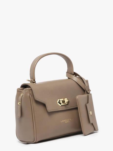 Sac Bandoulière Mademoiselle Grace Cuir Lancaster Beige mademoiselle grace 101 vue secondaire 2