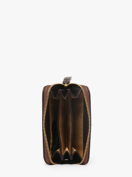 Porte-monnaie  Pia Cuir Nat et nin Marron vintage PIA vue secondaire 1