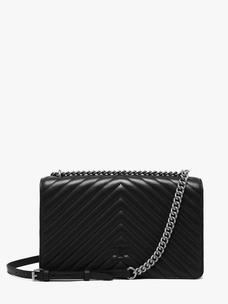 Shoulder Bag Love Bag Quilt Leather Pinko Black love bag quilt A0GK other view 4