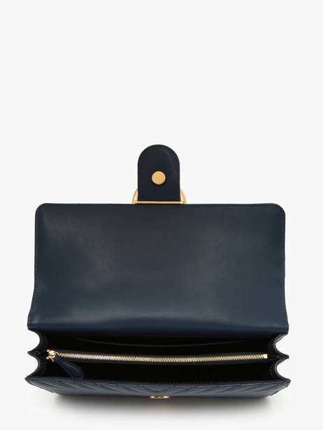 Sac Bandoulière Love Bag Quilt Cuir Pinko Bleu love bag quilt A0GK vue secondaire 3