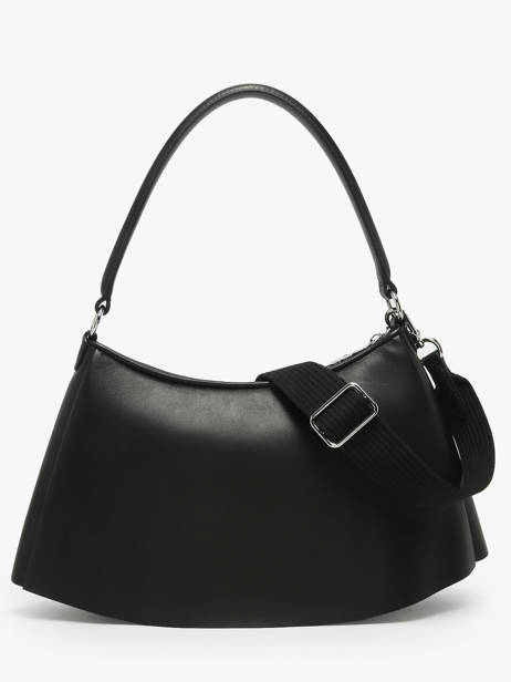 Sac Porté épaule Lenglen Cuir Lacoste Noir lenglen NU5176DP vue secondaire 4