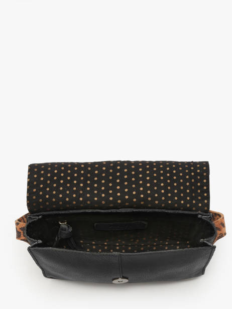 Sac Bandoulière June Cuir Pieces Noir june 17160060 vue secondaire 3