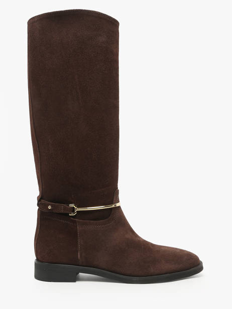 Bottes équestres En Croûte De Cuir The icona Marron accessoires EMMA65