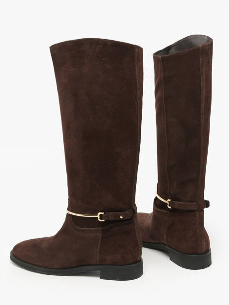 Bottes équestres En Croûte De Cuir The icona Marron accessoires EMMA65 vue secondaire 2