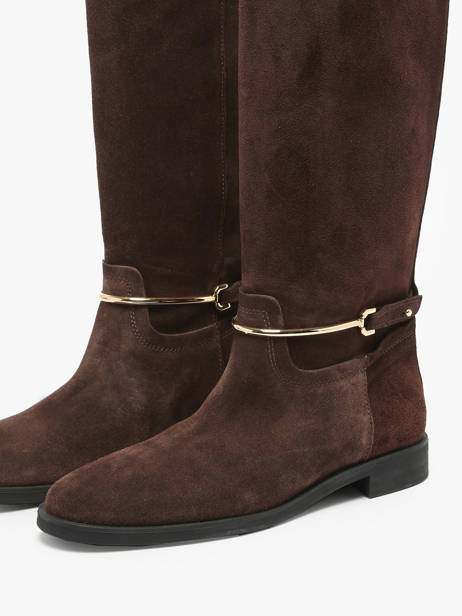 Bottes équestres En Croûte De Cuir The icona Marron accessoires EMMA65 vue secondaire 3