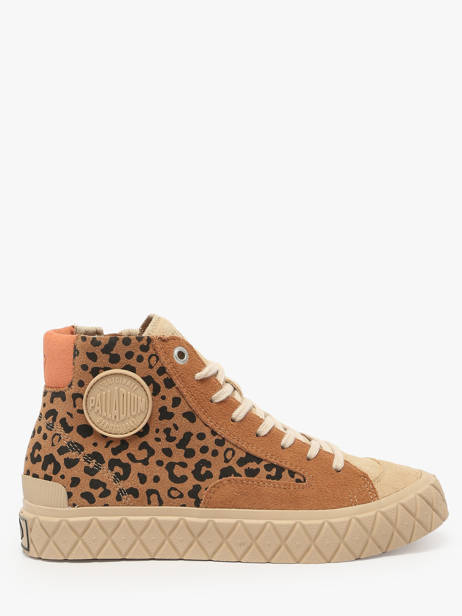 Sneakers En Cuir Palladium Marron accessoires 74320234
