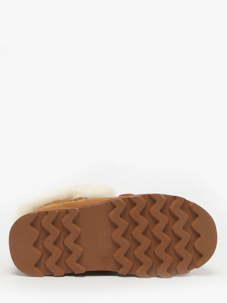 Bottines En Cuir Nathan baume Marron women 252N8601 vue secondaire 4