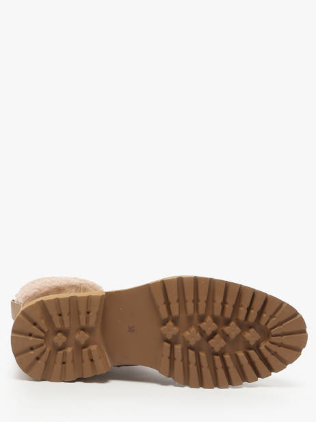 Bottines En Cuir Alpe Marron accessoires 54967109 vue secondaire 4
