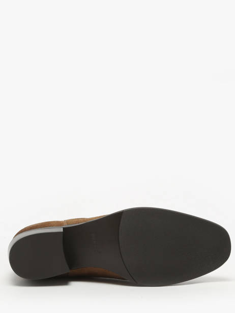 Bottines En Cuir Inuovo Marron women E07001 vue secondaire 4