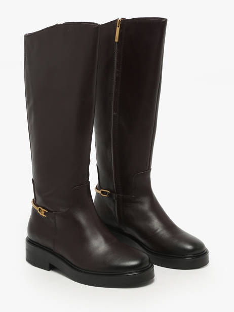 Bottes En Cuir Tommy hilfiger Marron accessoires 8863GR8 vue secondaire 1