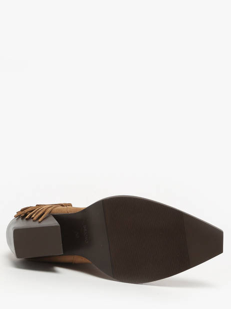Santiags à Talon En Cuir Inuovo Marron accessoires B50014 vue secondaire 4