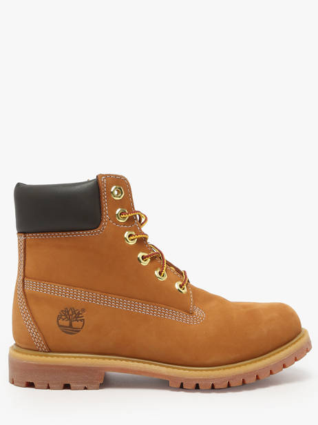 Bottines En Cuir Timberland Marron accessoires 3617131