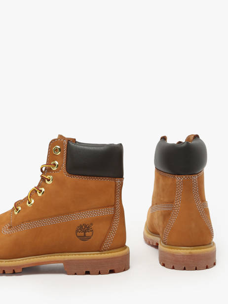 Bottines En Cuir Timberland Marron accessoires 3617131 vue secondaire 2