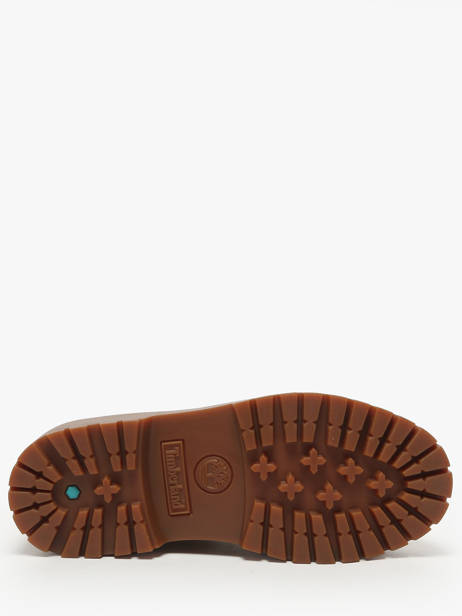 Bottines Plateforme En Cuir Timberland Marron accessoires 5RJD2311 vue secondaire 4