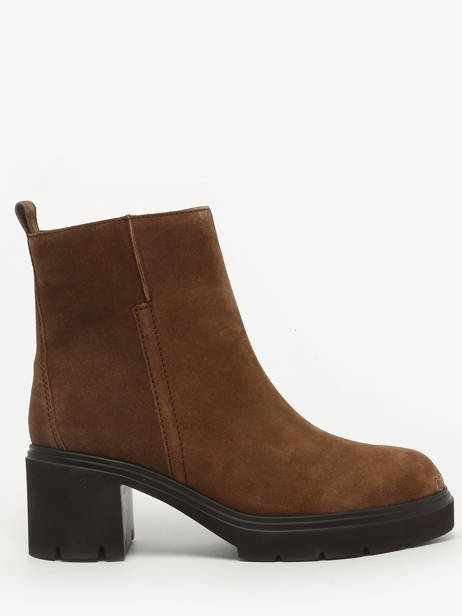 Bottines à Talon En Cuir Gabor Marron accessoires 14